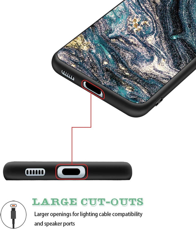 Redpepper Galaxy S21 Plus Cover Marmo Sottile Antiurto