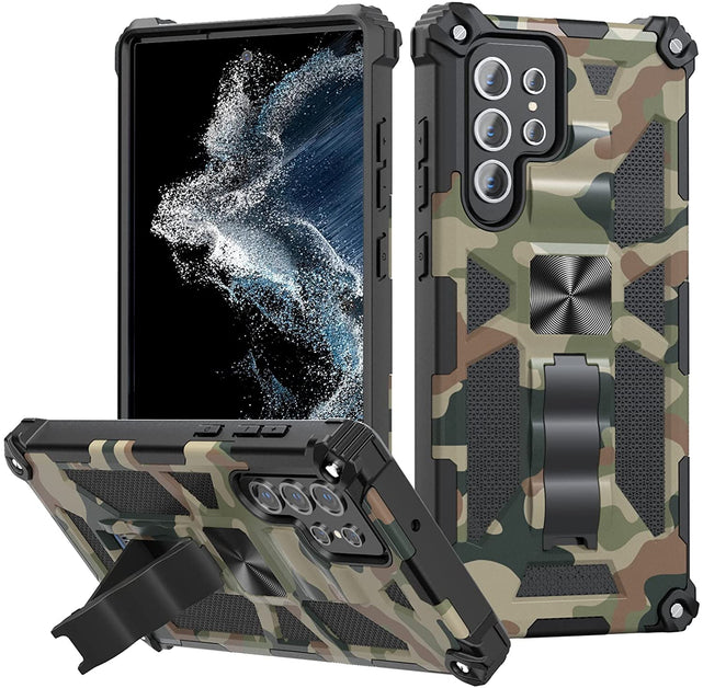Redpepper Galaxy Cases Kickstand cover S22 Ultra mimetica magnetica