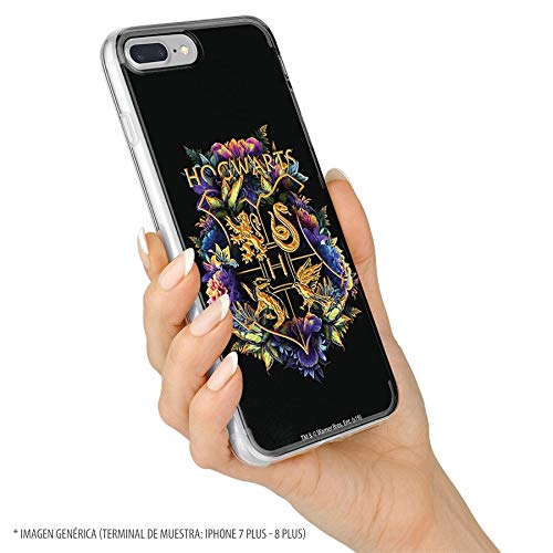 La Casa de las Carcasas Harry Potter custodia Redmi Note 9 Hogwarts Floral