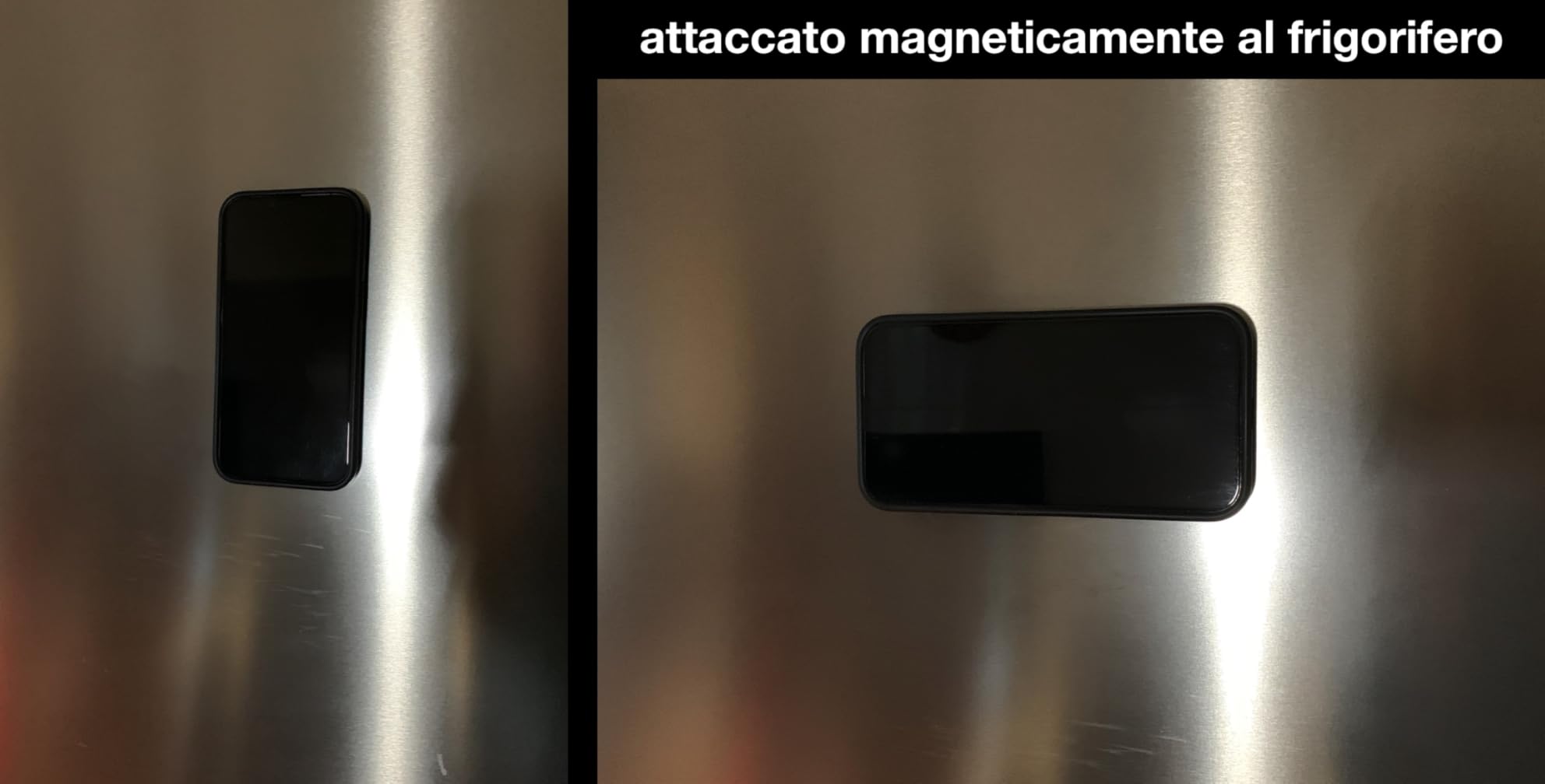 Ringke Ring Anello Magnetico Smartphone Argento Stand Presa N52