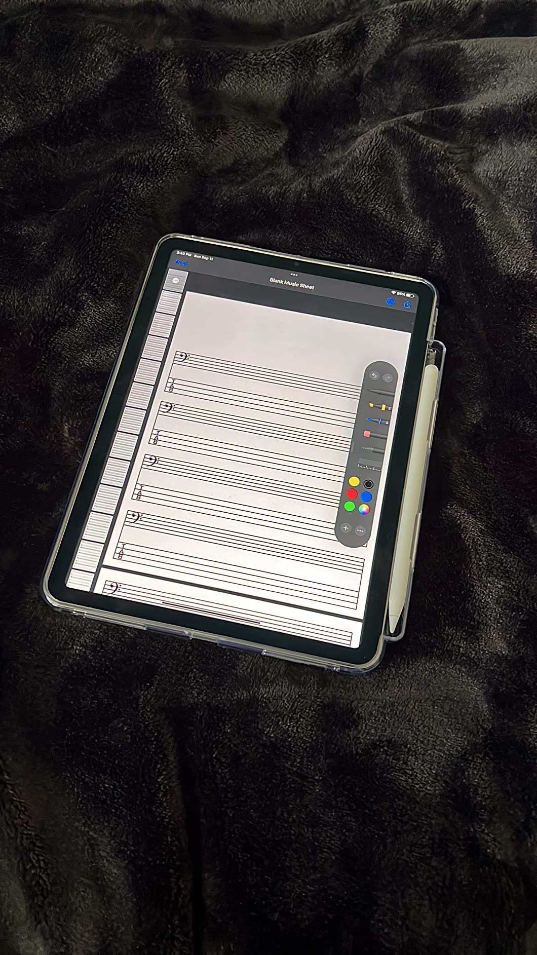 Ringke Fusion iPad Air 11 M4/M3/M2 cover smoke black PC