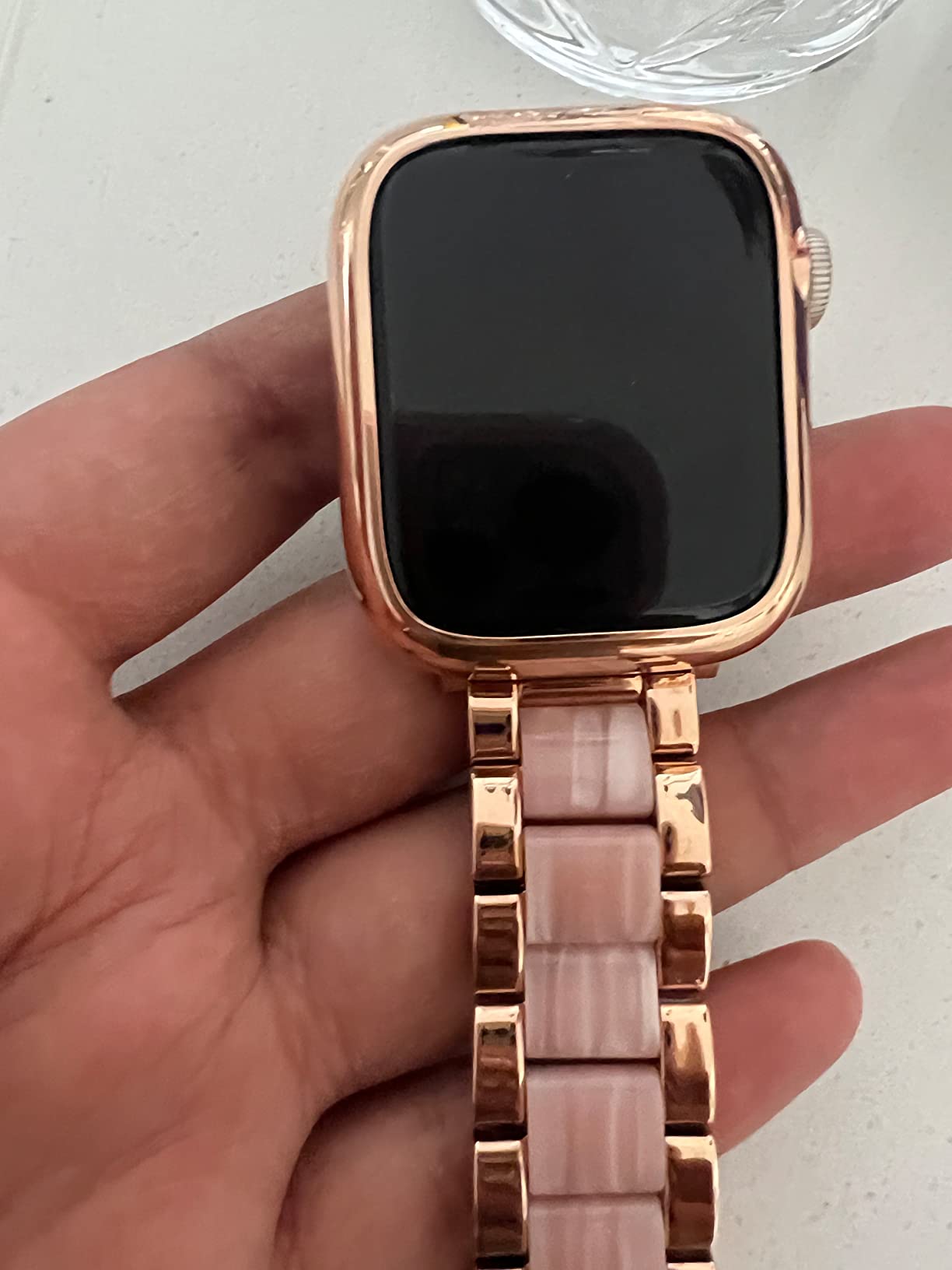 Ringke Bezel Styling 41-03 Ghiera Apple Watch 41mm Nera Acciaio