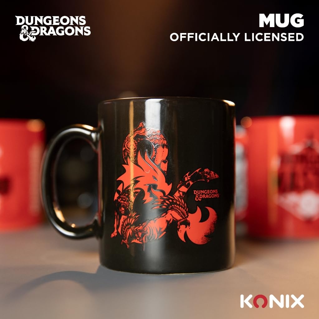 Konix Dungeons & Dragons Tazza Ceramica 320 ml Monsters
