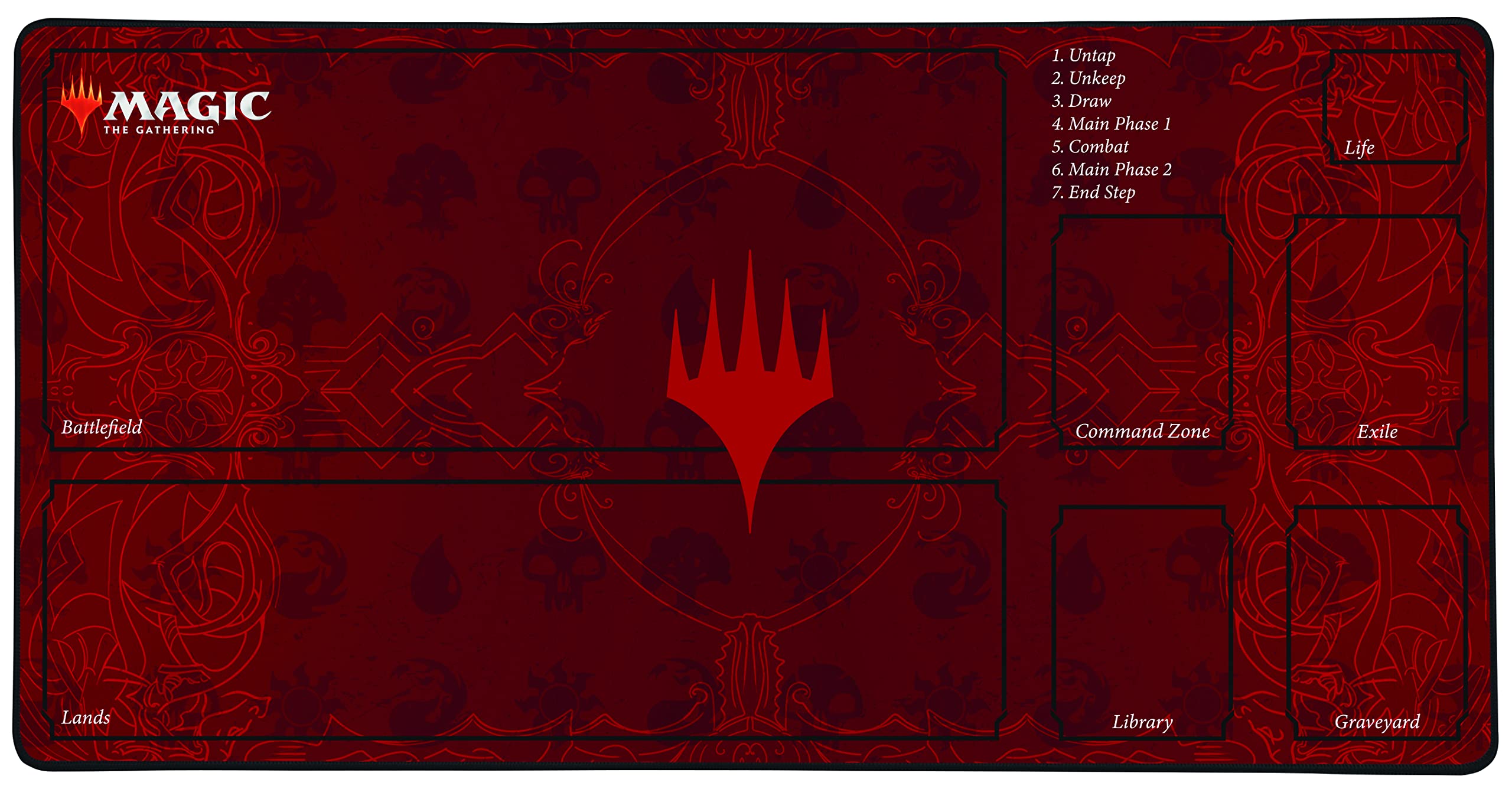 Konix Magic Tappetino Mouse Gaming XXL 70x35 cm Rosso