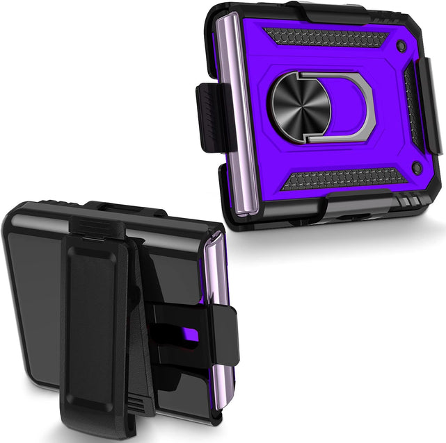 Redpepper Galaxy Z Flip 4 custodia kickstand viola antiurto
