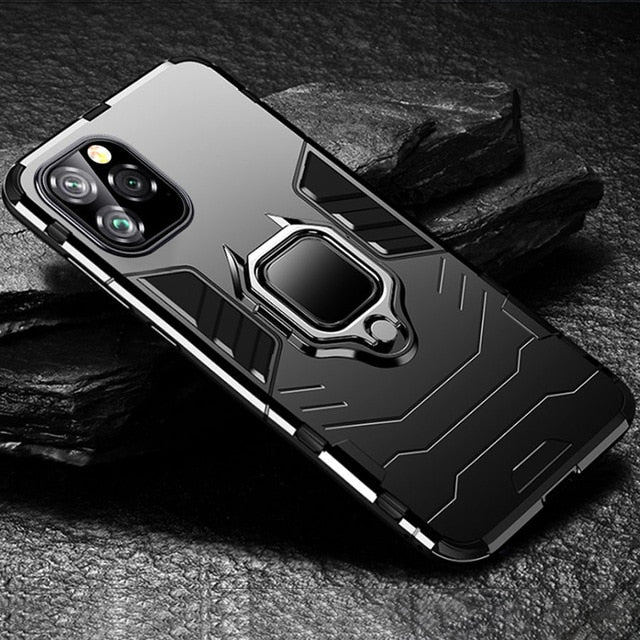 Redpepper iPhone 11 Pro cover con anello magnetico nera