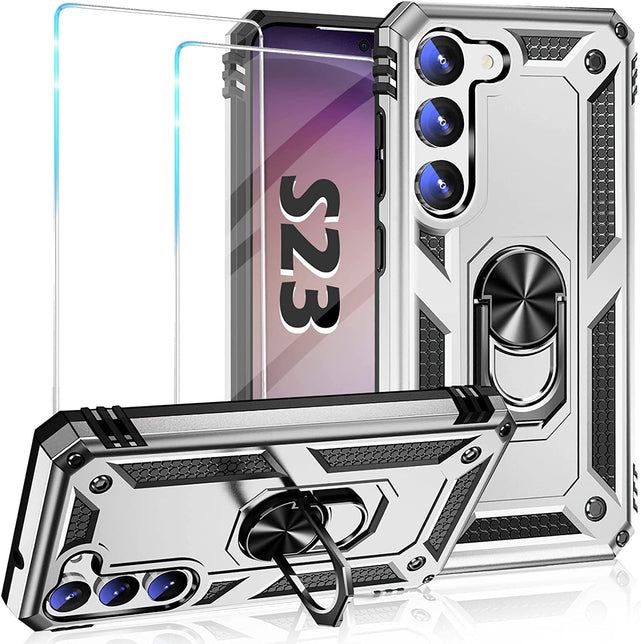 Redpepper Galaxy S23 custodia anello 360° magnetica antiurto