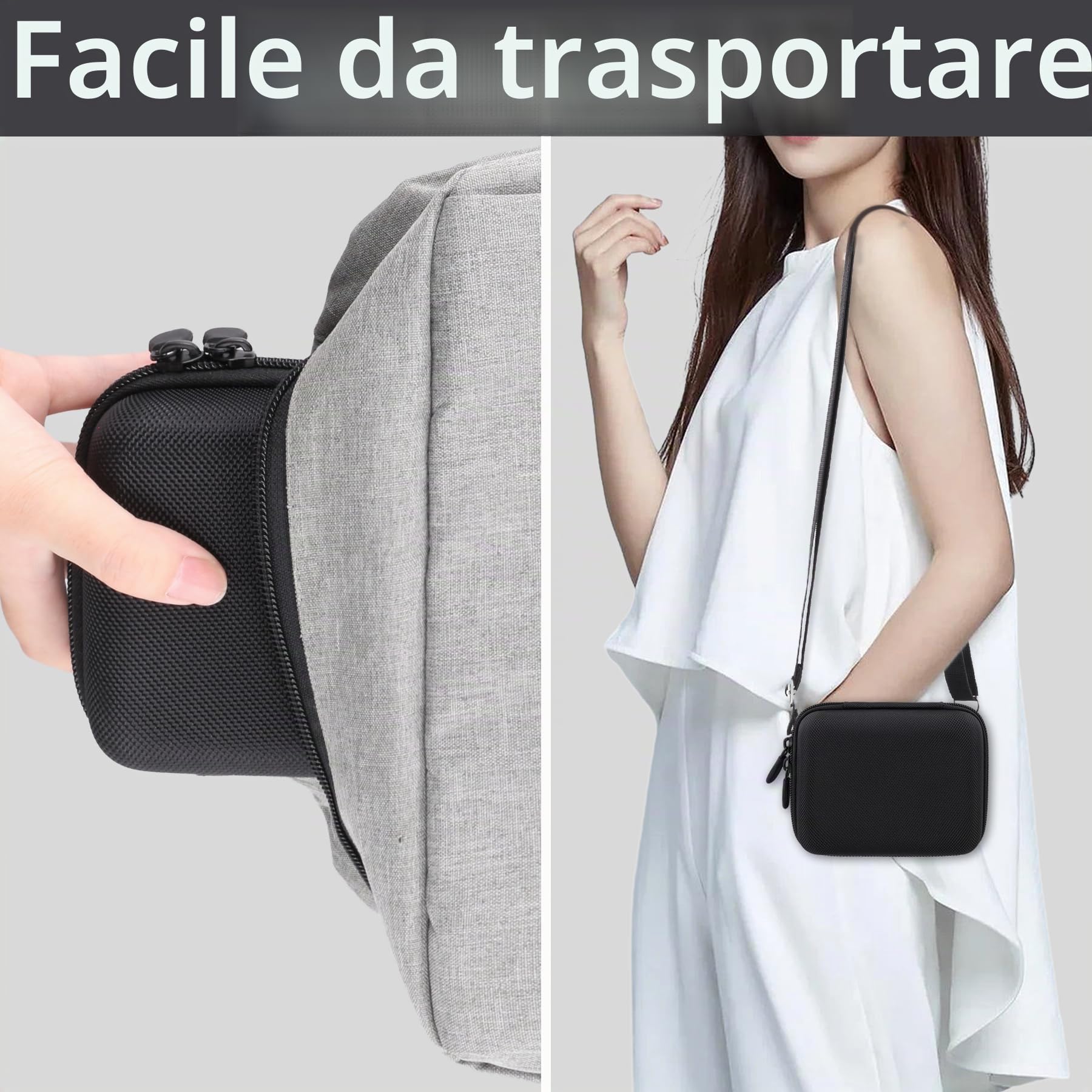 Aenllosi Camera Case Custodia Sony Alpha 16-50mm Nero EVA