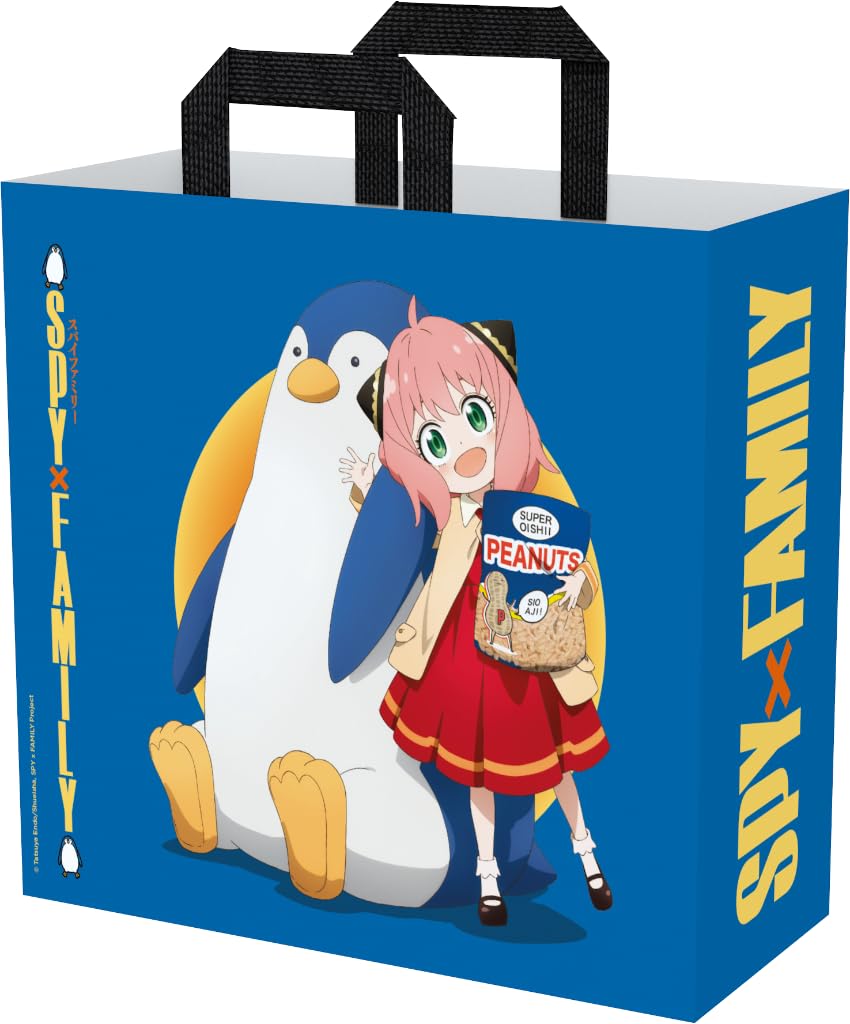Konix Spy x Family shopper blu Anya 40x45x20 cm