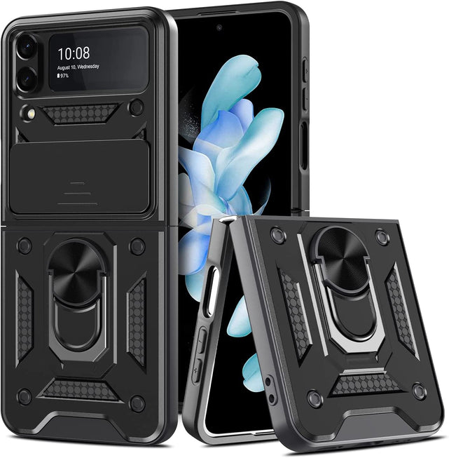 Redpepper Galaxy Z Flip 4 5G Cover Anello Magnetica Slide Camera