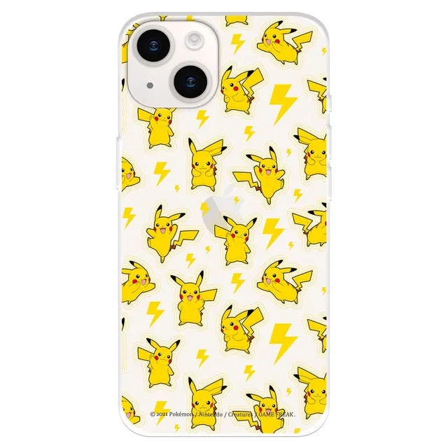 La Casa de las Carcasas Pokemon Pikachu custodia iPhone 15 Plus trasparente