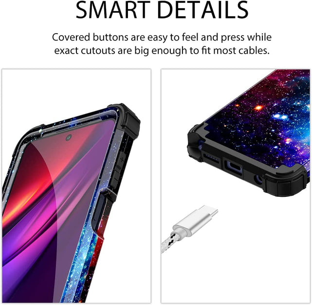 Redpepper Moto G Stylus Cover Antiurto Blu Tre Strati