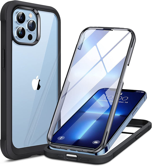 Redpepper iPhone 13 Pro cover trasparente con vetro 9H