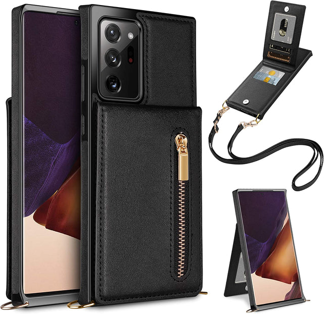 Redpepper Note 20 Ultra Custodia Portafoglio pelle con tracolla