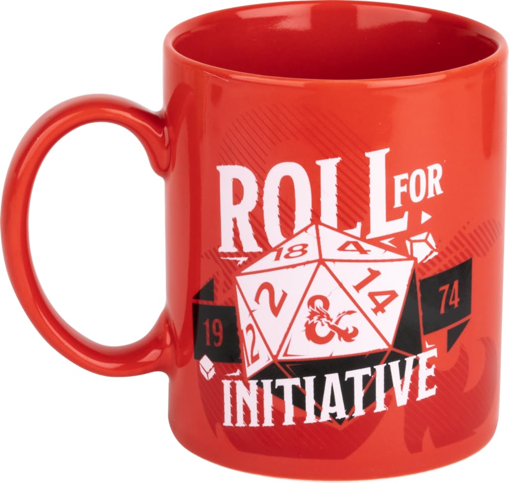 Konix Dungeons & Dragons tazza ceramica 320 ml rossa