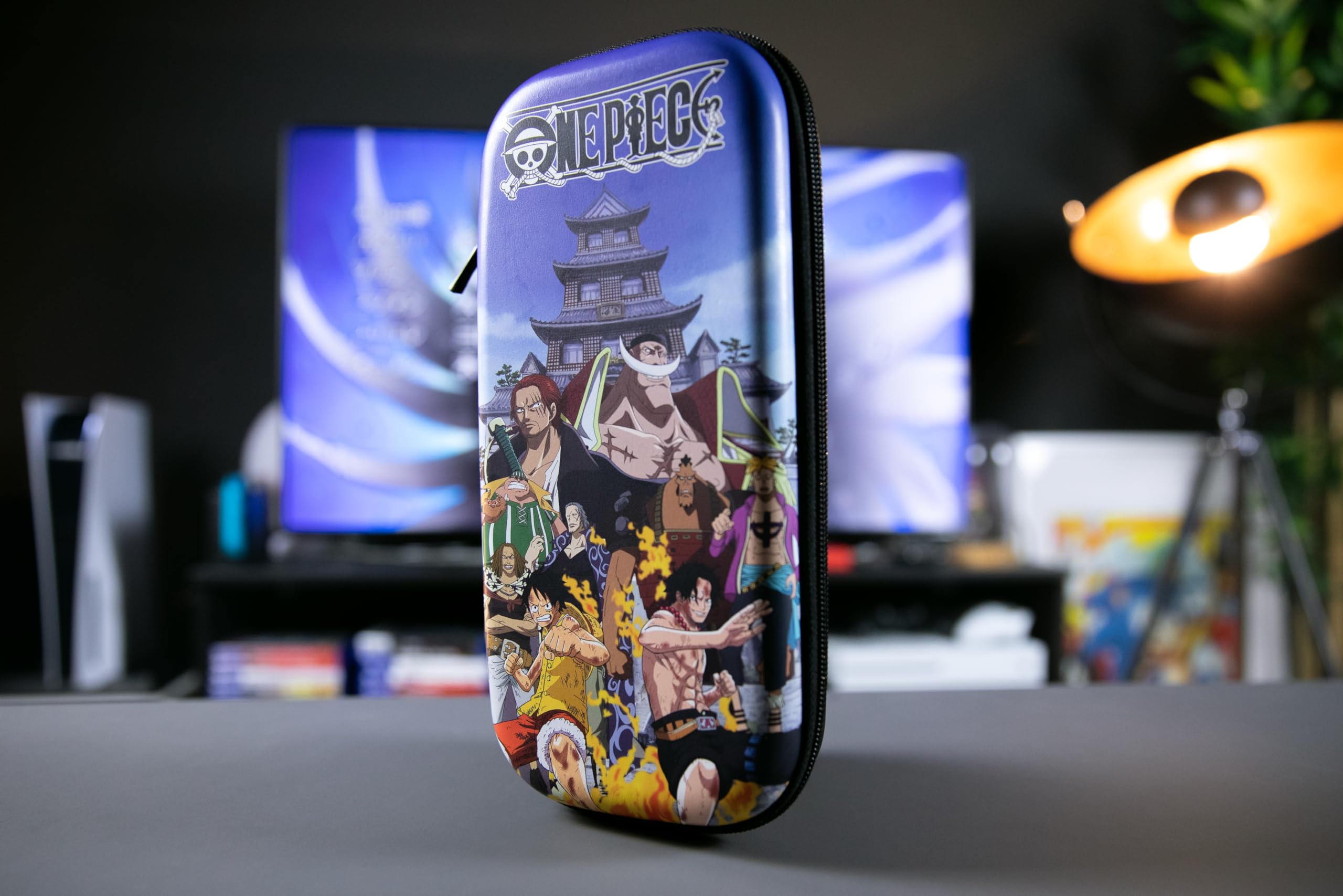 Konix One Piece custodia Switch OLED 8 giochi Ford Marine