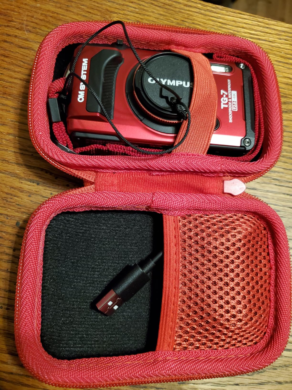 Aenllosi Camera Case custodia fotocamera TG-7 rigida EVA