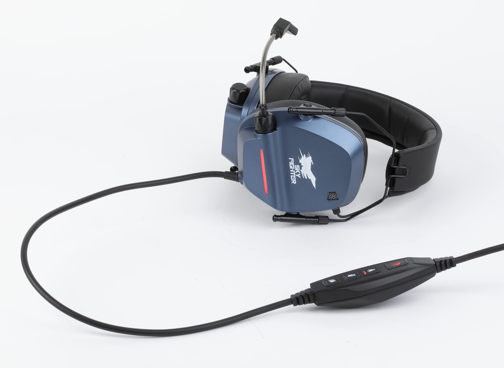 Konix Drakkar Skyfighter One cuffie gaming nero blu 50 mm