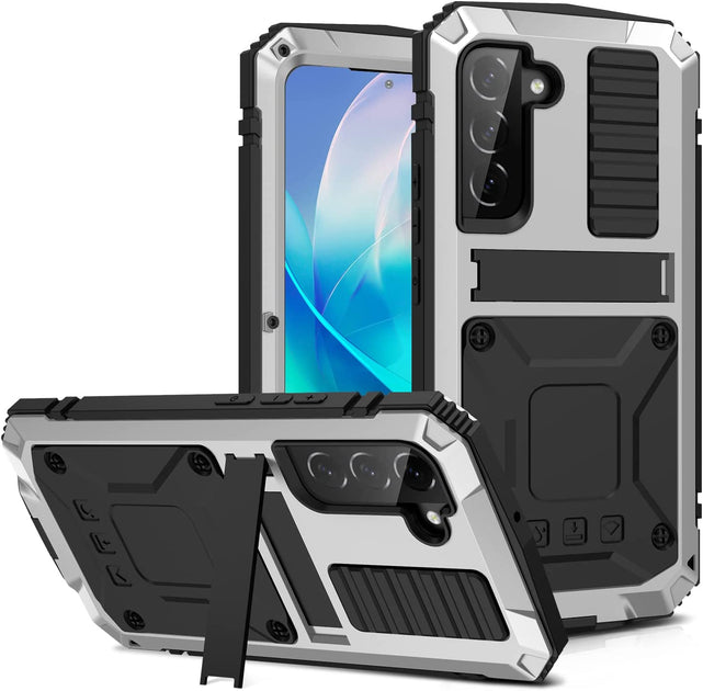 Redpepper Galaxy S23 custodia metallo con stand antiurto