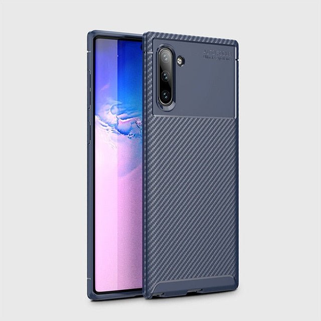 Redpepper Note 10 Plus custodia carbonio bumper nero