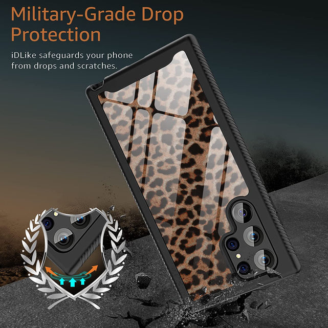 Redpepper Galaxy S22 Ultra cover leopardata heavy duty