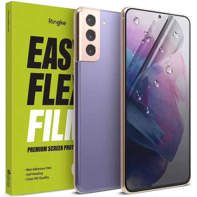 Ringke Easy Flex pellicola S21 Plus installazione umido 2 pezzi