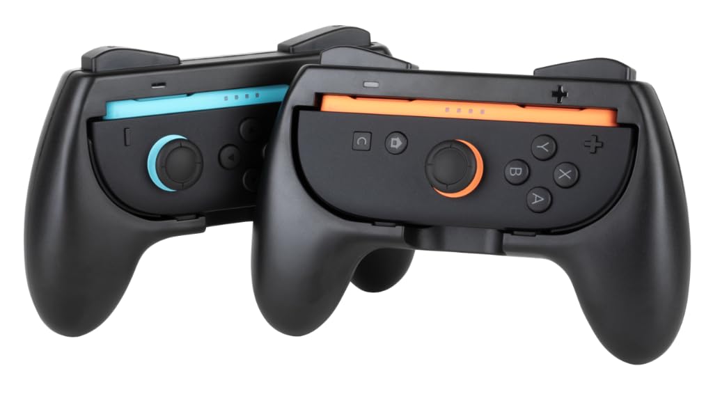 Konix Controllers supporti Joy-Con Switch 2 nero coppia ergonomici