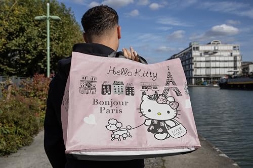 Konix Hello Kitty Borsa Shopper M 40x45x20 cm Rosa