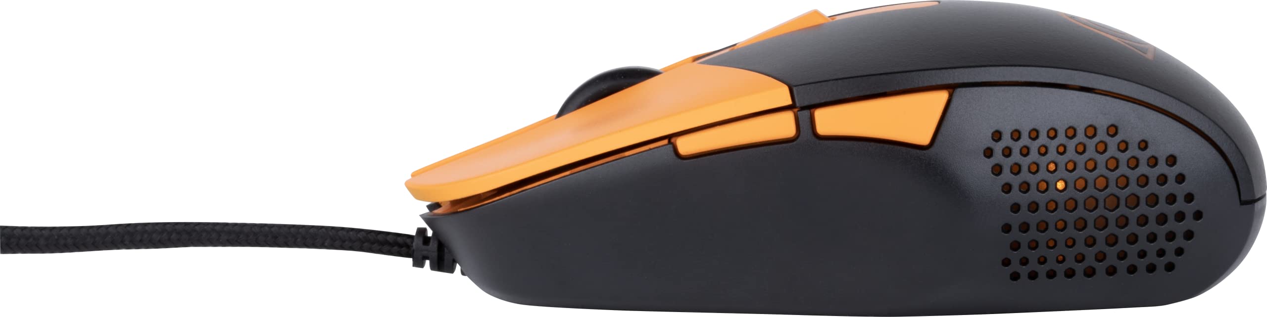 Konix Naruto Mouse Gaming Cavo LED 3600 DPI Nero