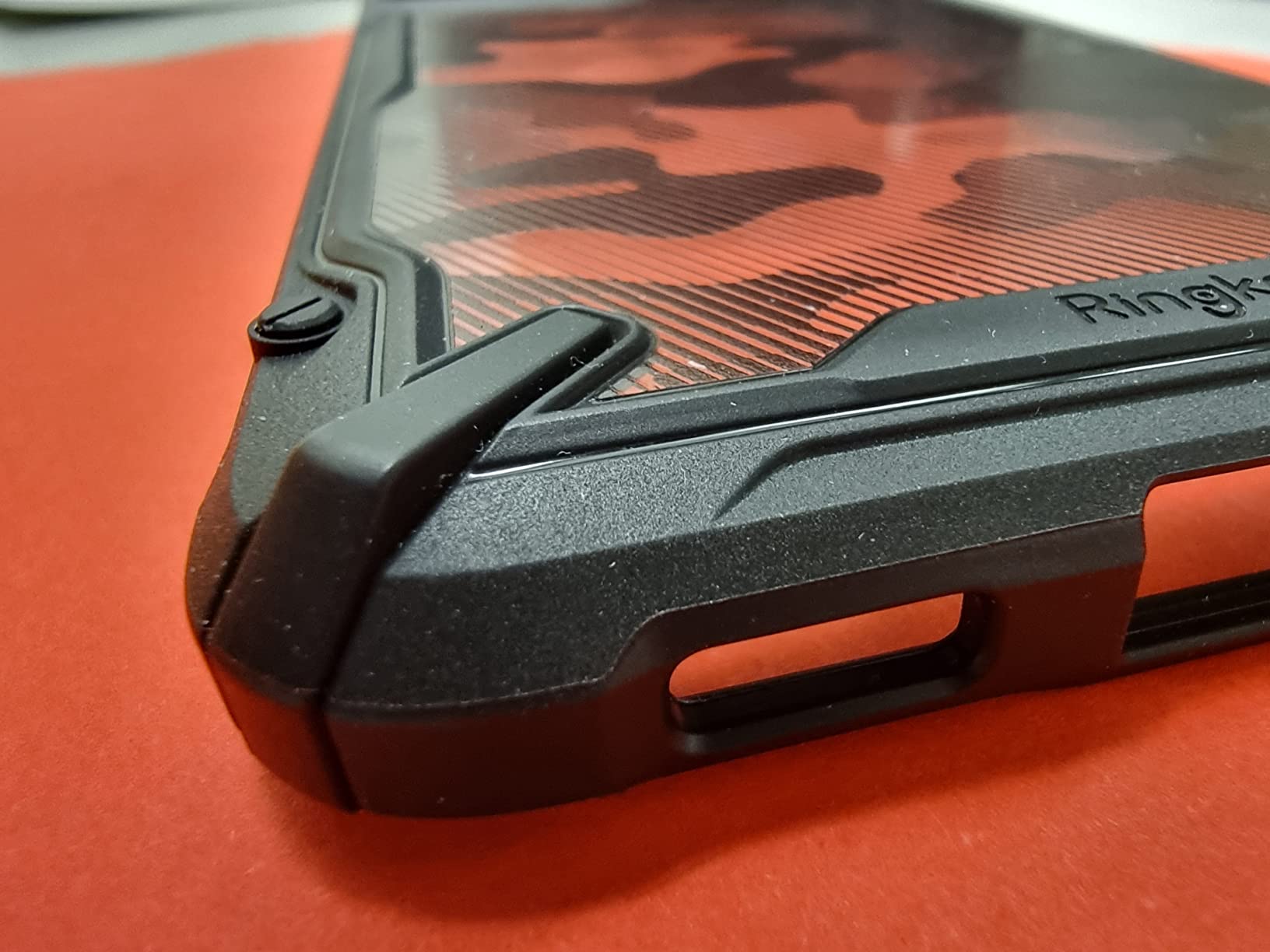 Ringke Fusion-X Galaxy S21 Ultra Cover Nera Black Trasparente