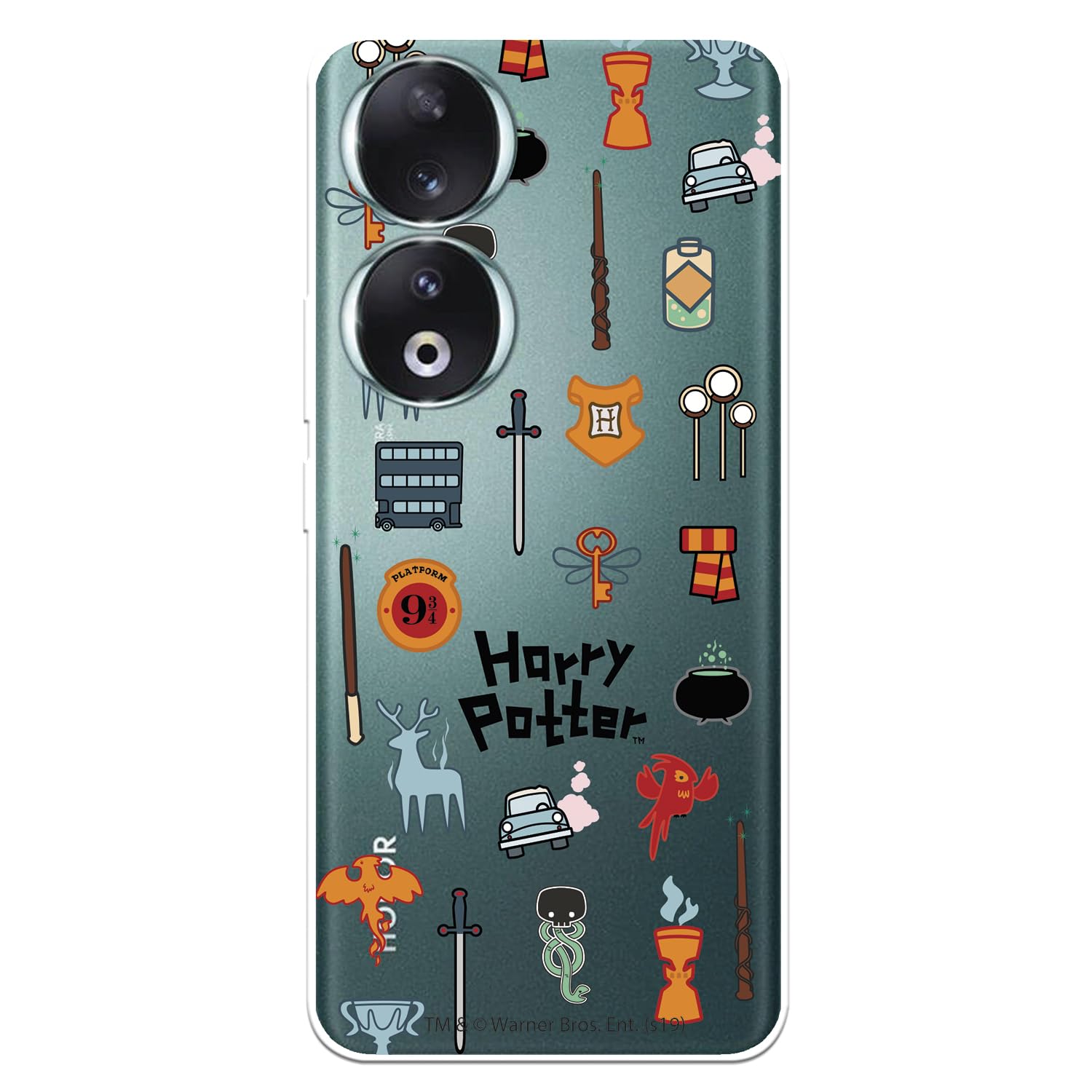 La Casa de las Carcasas Hogwarts custodia Honor 90 silicone trasparente