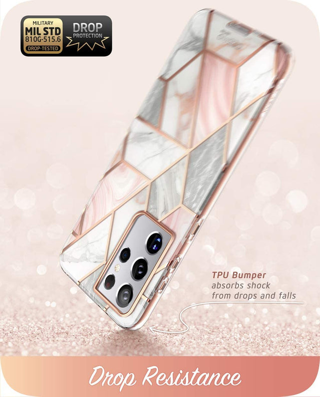 Redpepper Galaxy Cases S21 Ultra cover TPU marmo senza vetro