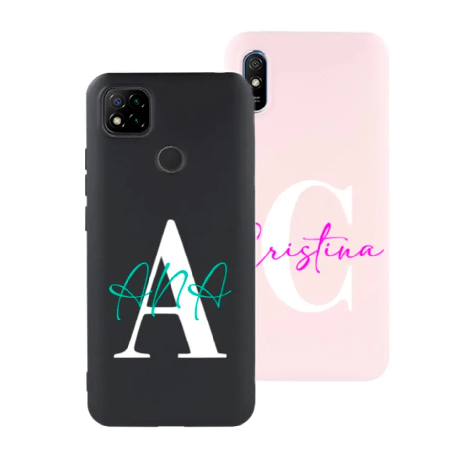 La Casa de las Carcasas Personalizzate cover Note 10 Pro nera nome