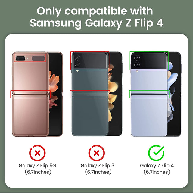 Redpepper Galaxy Z Flip 4 Cover anello viola