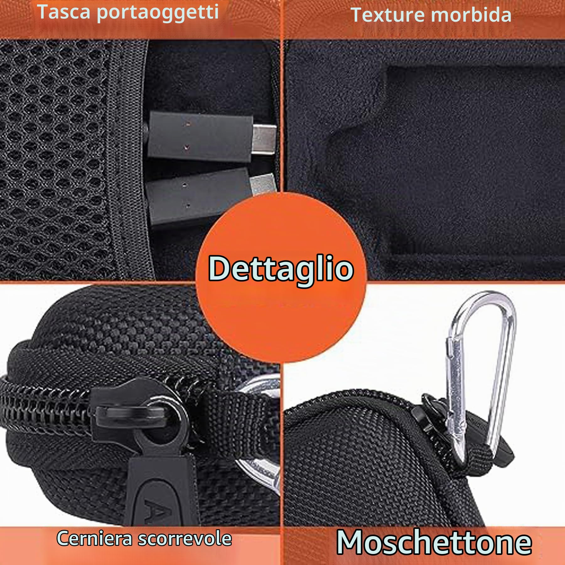 Aenllosi SSD Case custodia Crucial X9/X10 Pro nero EVA