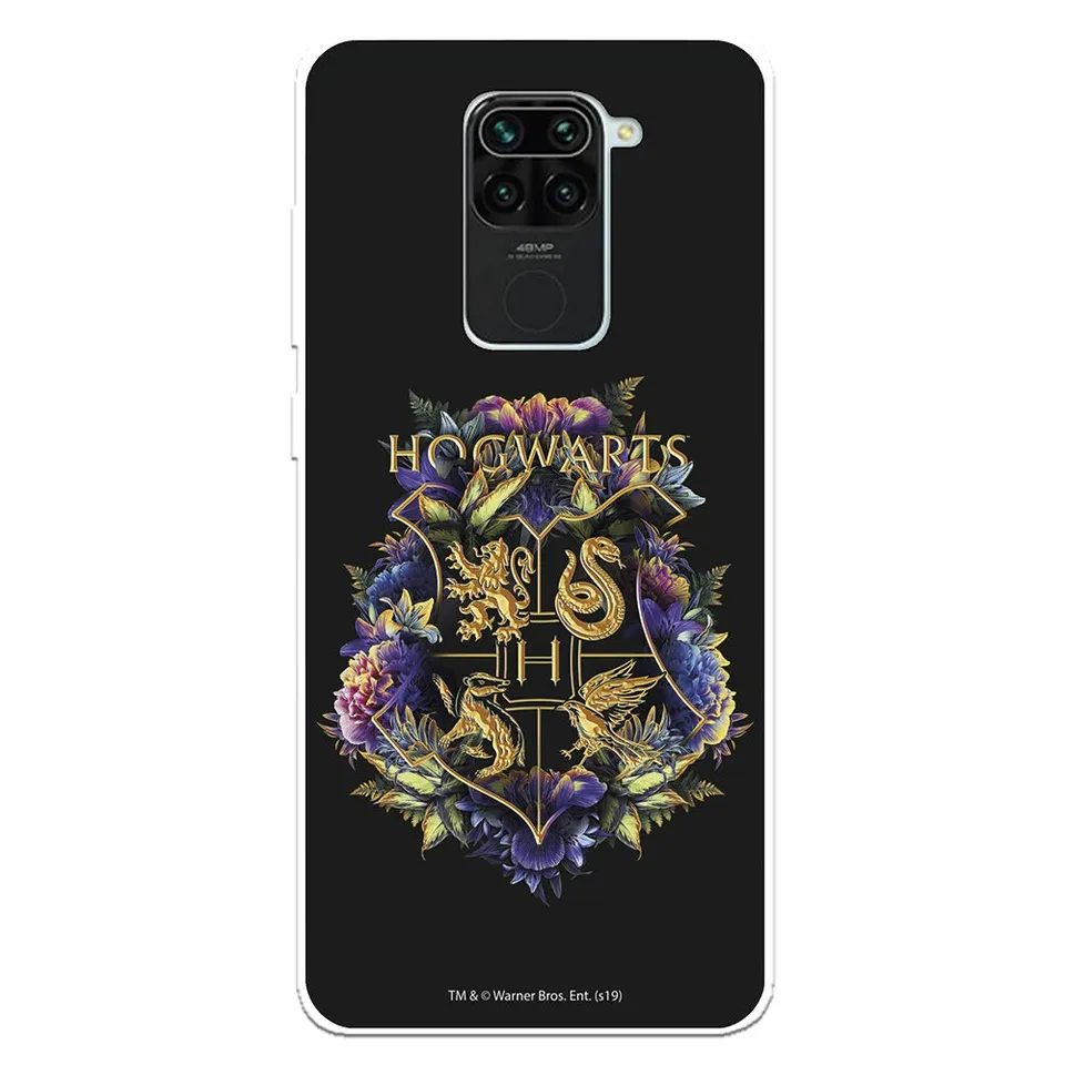 La Casa de las Carcasas Harry Potter custodia Redmi Note 9 Hogwarts Floral