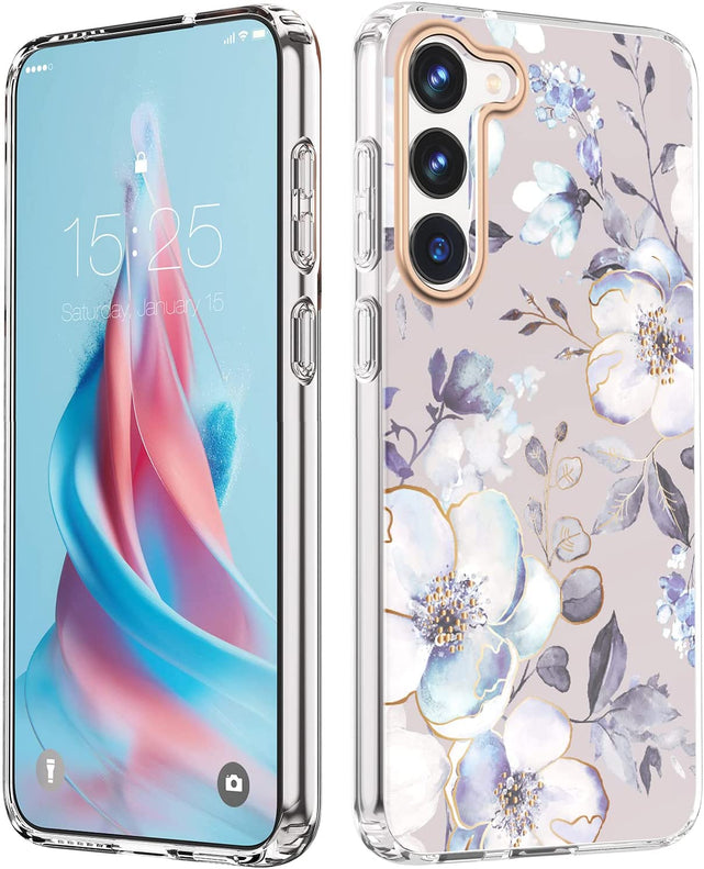 Redpepper Galaxy Cases cover S23 6,1" fiori anti impronta