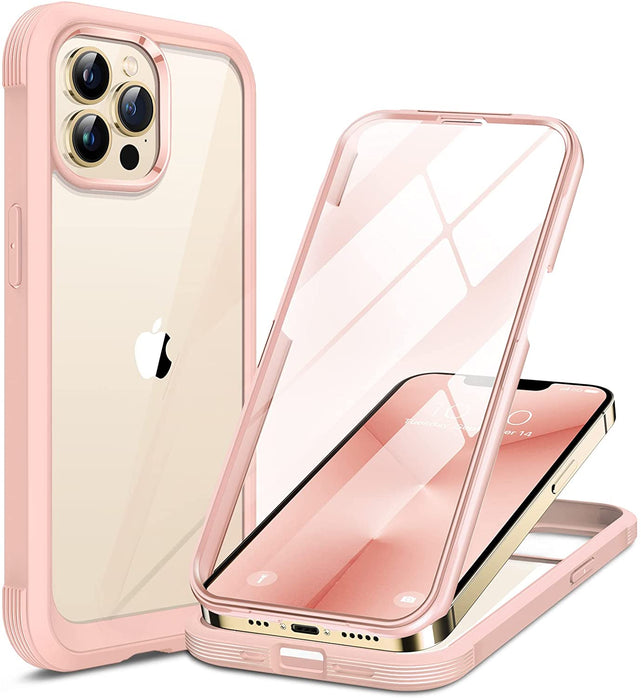 Redpepper Apple Cases 13 Pro Max Cover Trasparente Full-Body 360