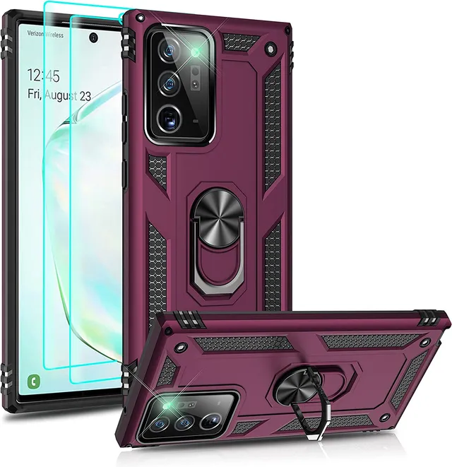 Redpepper Note 20 Ultra Cover rosso vino kickstand