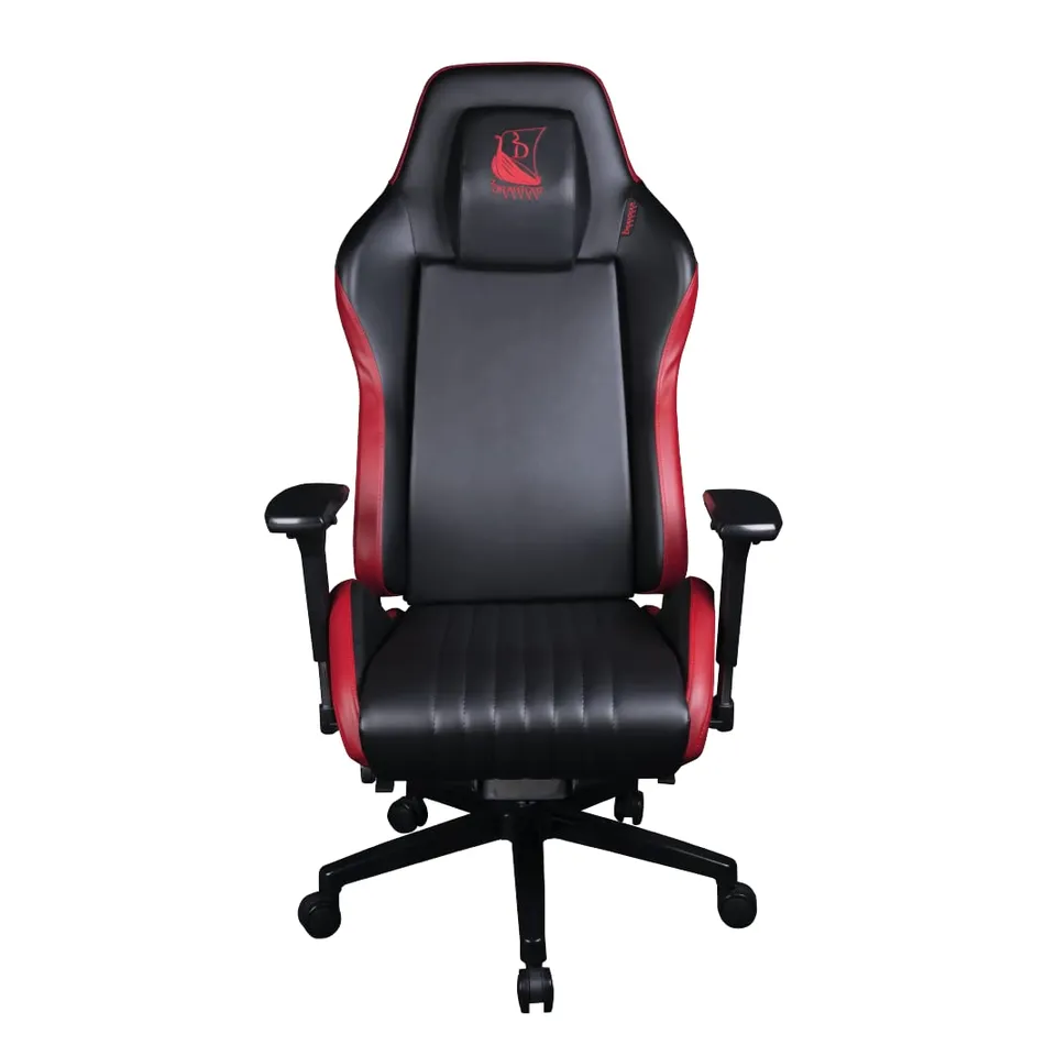 Konix Drakkar Odin sedia gaming nero rosso 160° pelle PU