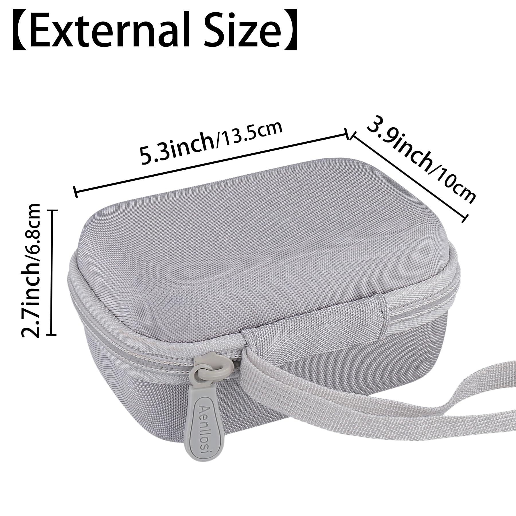 Aenllosi Printer Case Custodia Pristar P15 EVA 13,5 cm Nero