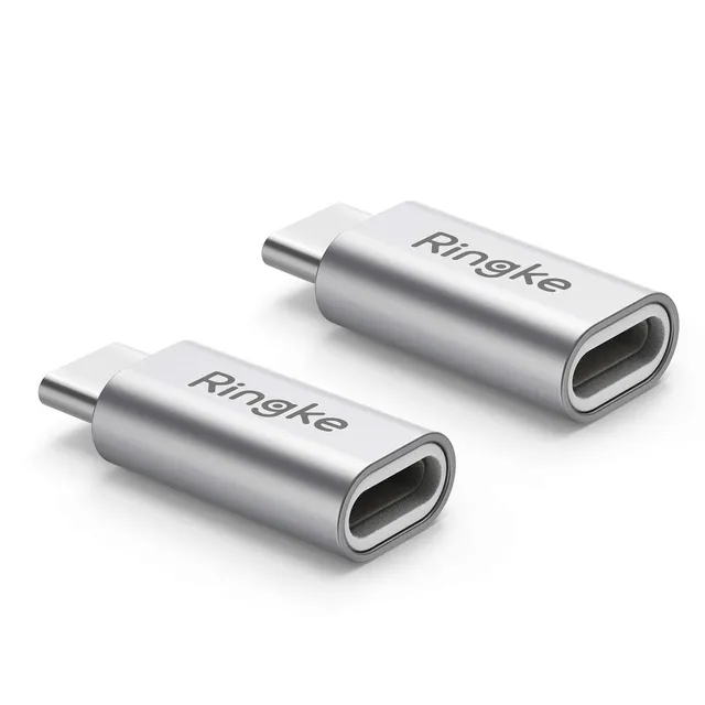 Ringke Adapter adattatore Lightning USB-C silver 2 pezzi