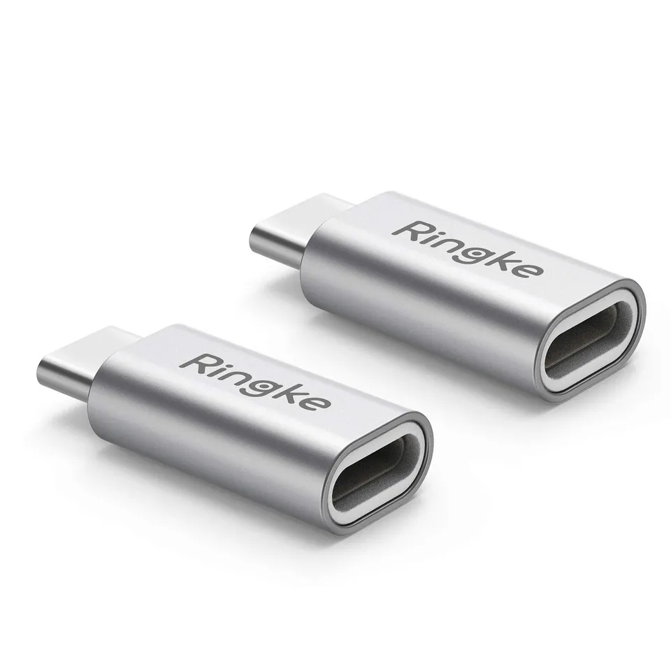 Ringke Adapter adattatore Lightning USB-C silver 2 pezzi