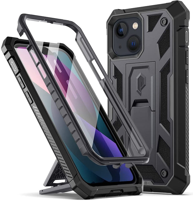 Redpepper iPhone 13 Mini cover pelle con stand protettiva
