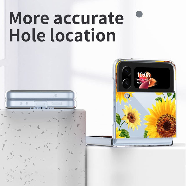 Redpepper Galaxy Z Flip 4 Cover Fiori Sottile Antiurto