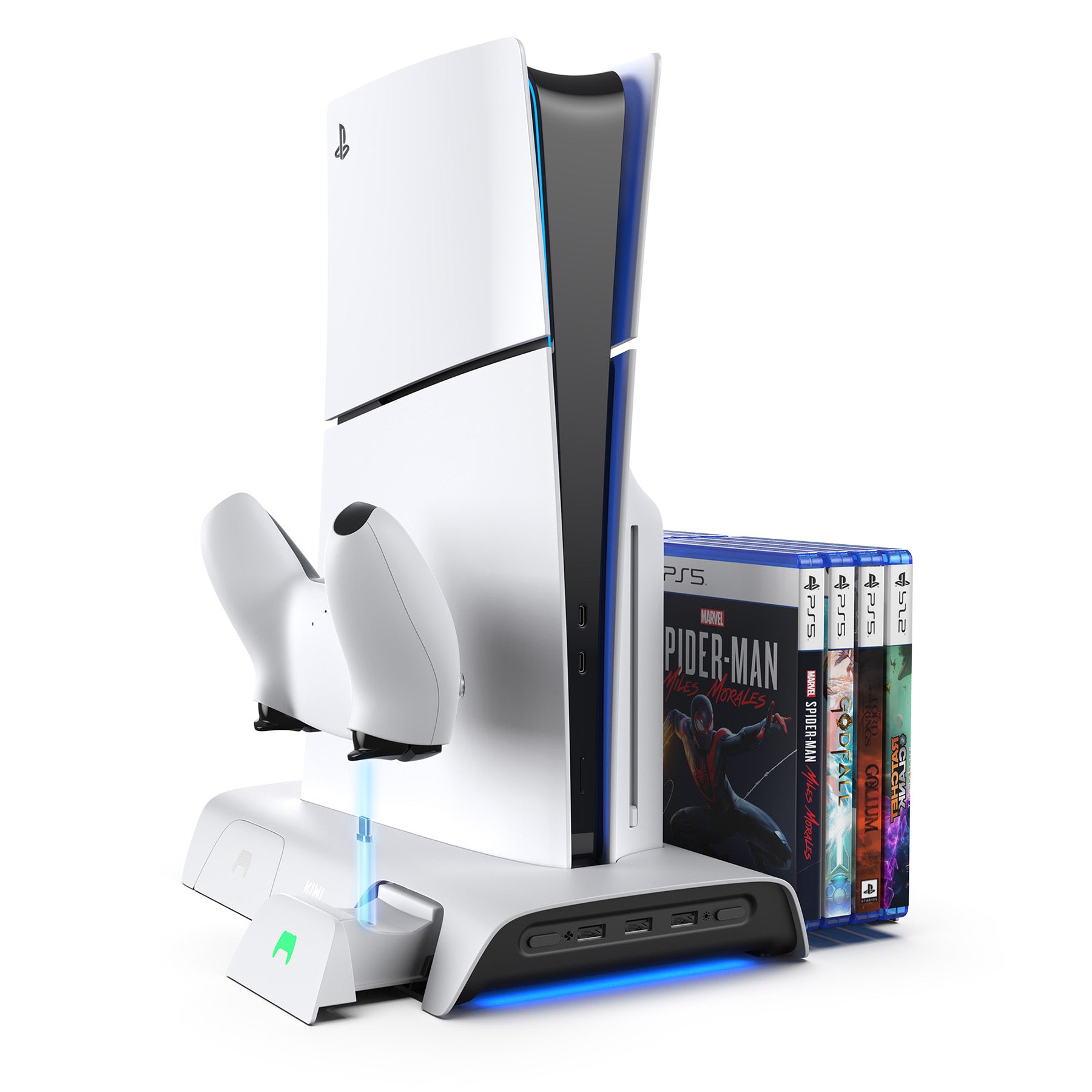 KIWI Design D3 Stazione PS5 Slim Raffreddamento RGB