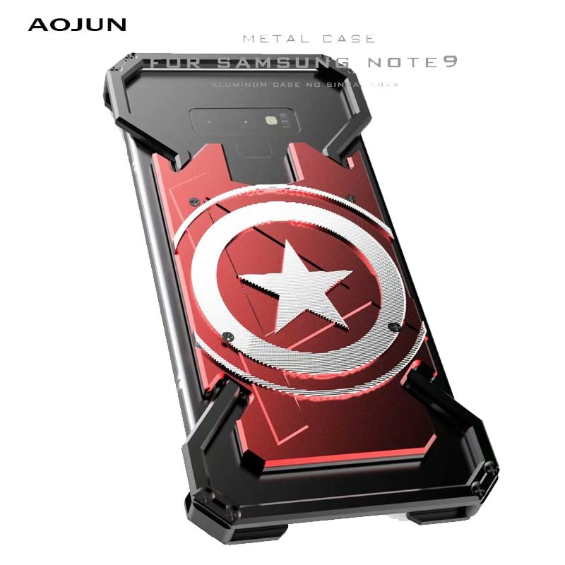 Redpepper Galaxy Note 9 Bumper Cover Nero Rosso antiurto
