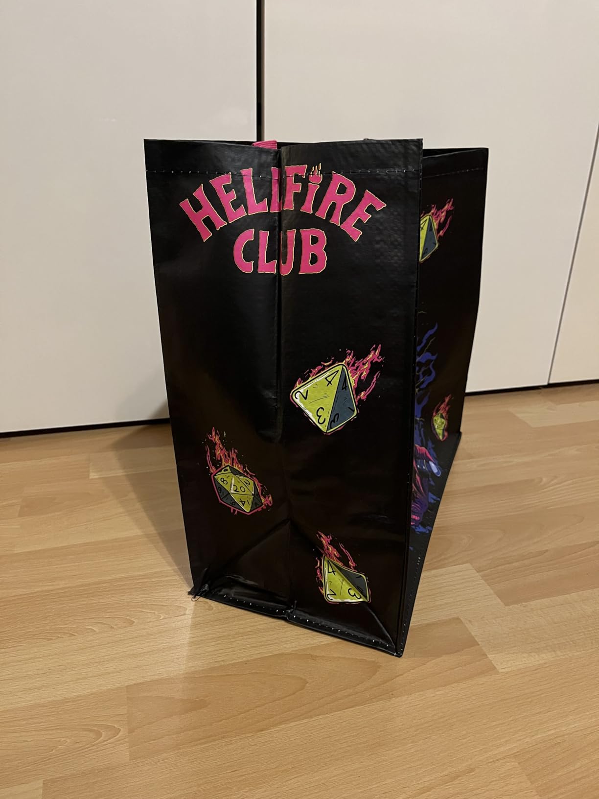 Konix Stranger Things Hellfire Borsa Spesa 40x45 Riciclata