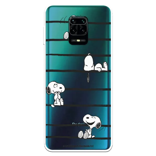 La Casa de las Carcasas Snoopy Stripes custodia Redmi Note 9S silicone