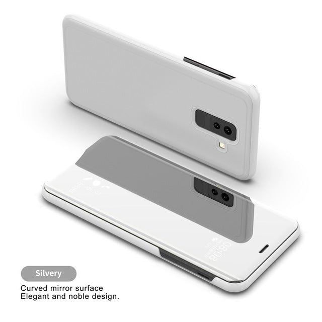 Redpepper Galaxy Cases Note 9 cover flip 360 specchio nera